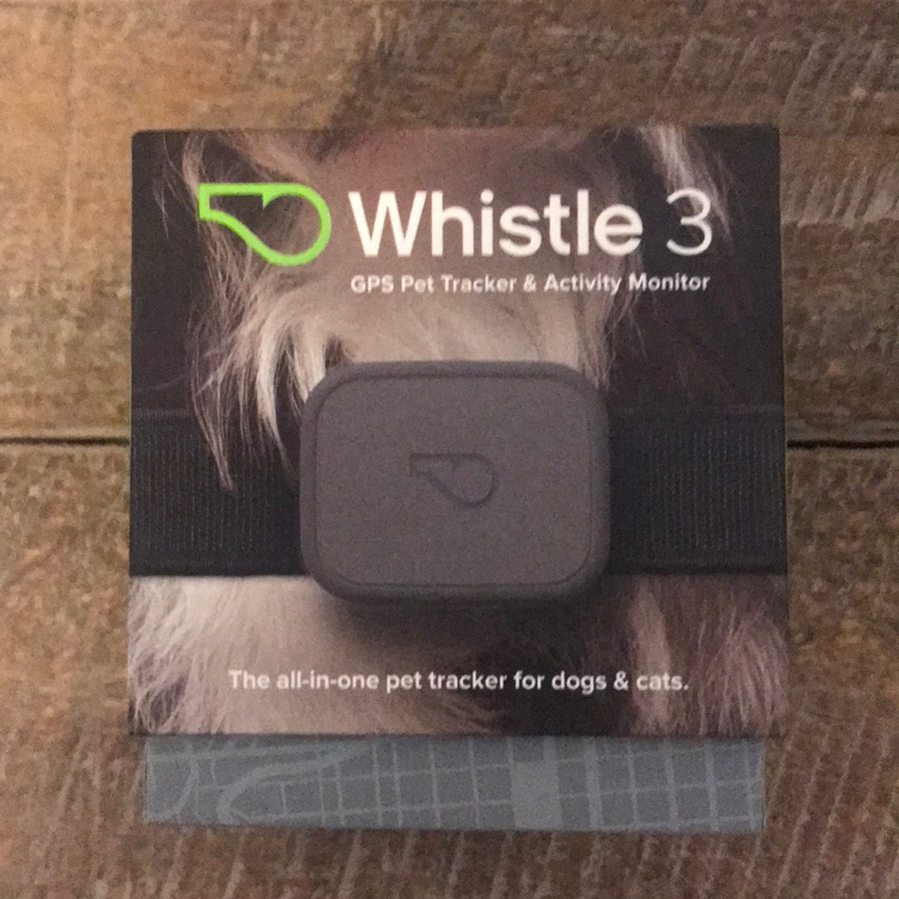 Whistle GPS cat dog or other pet tracker.